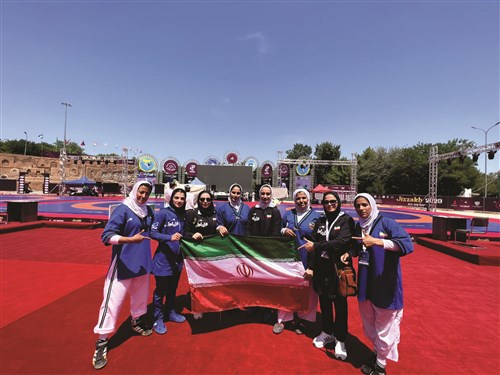 مراسم اهدای مدال به نمایندگان کشورمان در رقابت های آلیش قهرمانی آسیا (گزارش تصویری-2)